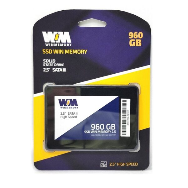SSD SATA III 960GB WinMemory SWR960G-DS1 Leitura 520MB/s Gravação 500MB/s