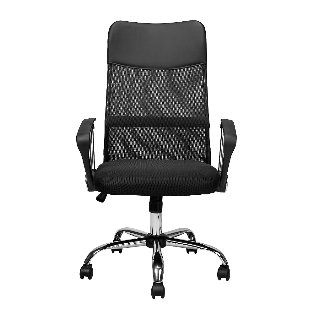 Cadeira Presidente MAXOFFICE MOCH-2001/BK Giratória Tela Mesh com Balanço Suporta 120kg Preta