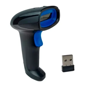 Leitor de Código Barras EXBOM LCB-S600A Sem Fio 2.4GHz USB 1D Laser Plug and Play Preto