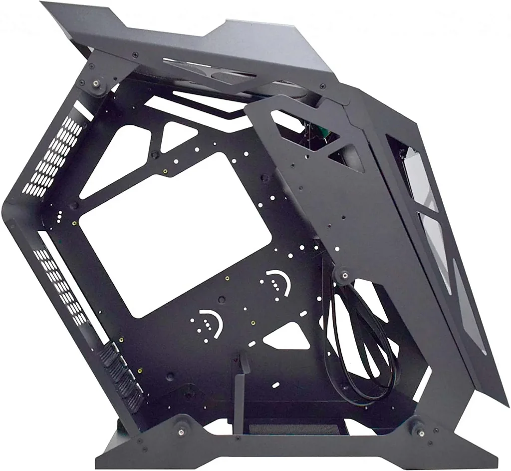 Gabinete Gamer BrazilPC BPC-Prime OTM Black Mid Tower mATX Vidro Temperado Duplo Sem Cooler - Imagem 3