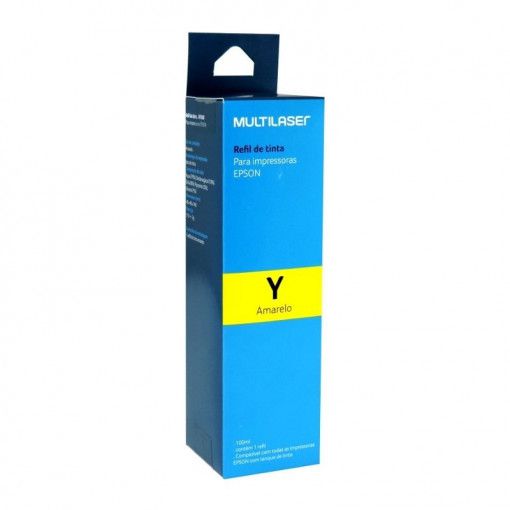 Refil de Tinta Multilaser RF008 Amarelo 100ml Compatível com Epson T664420 para Impressoras Tanque de Tinta - Imagem 2