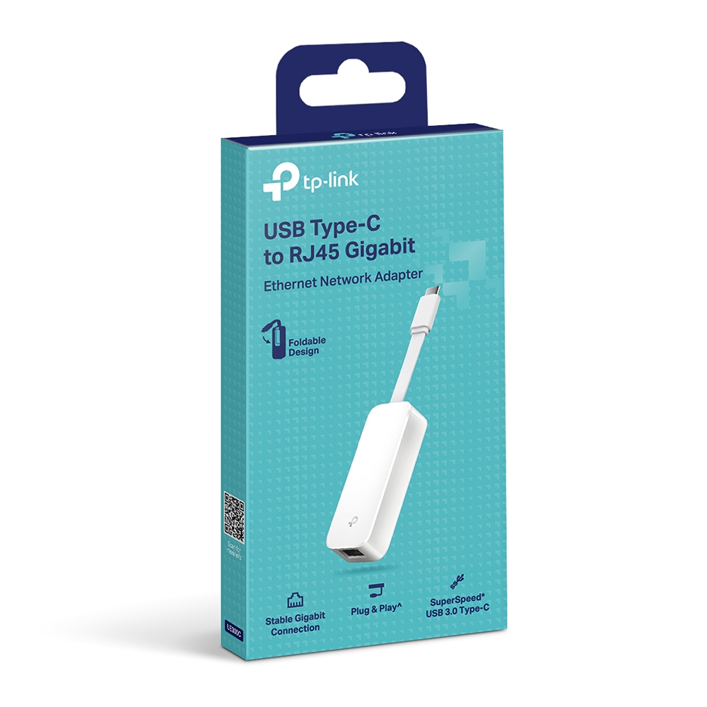 Adaptador de Rede USB-C 3.0 para RJ45 Gigabit Ethernet 10/100/1000Mbps TP-Link UE300C - Imagem 4