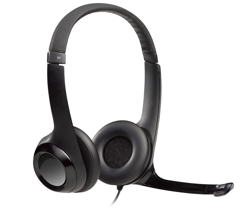 Headset Logitech H390 Áudio Digital em Couro USB Preto - Imagem 5