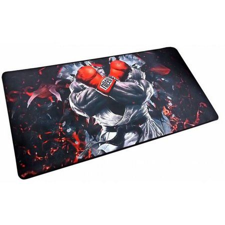Mousepad Gamer Exbom Ryu Street Fighter Extra Grande 700x350mm Base Emborrachada Bordas Costuradas MP-7035C11 - Imagem 3