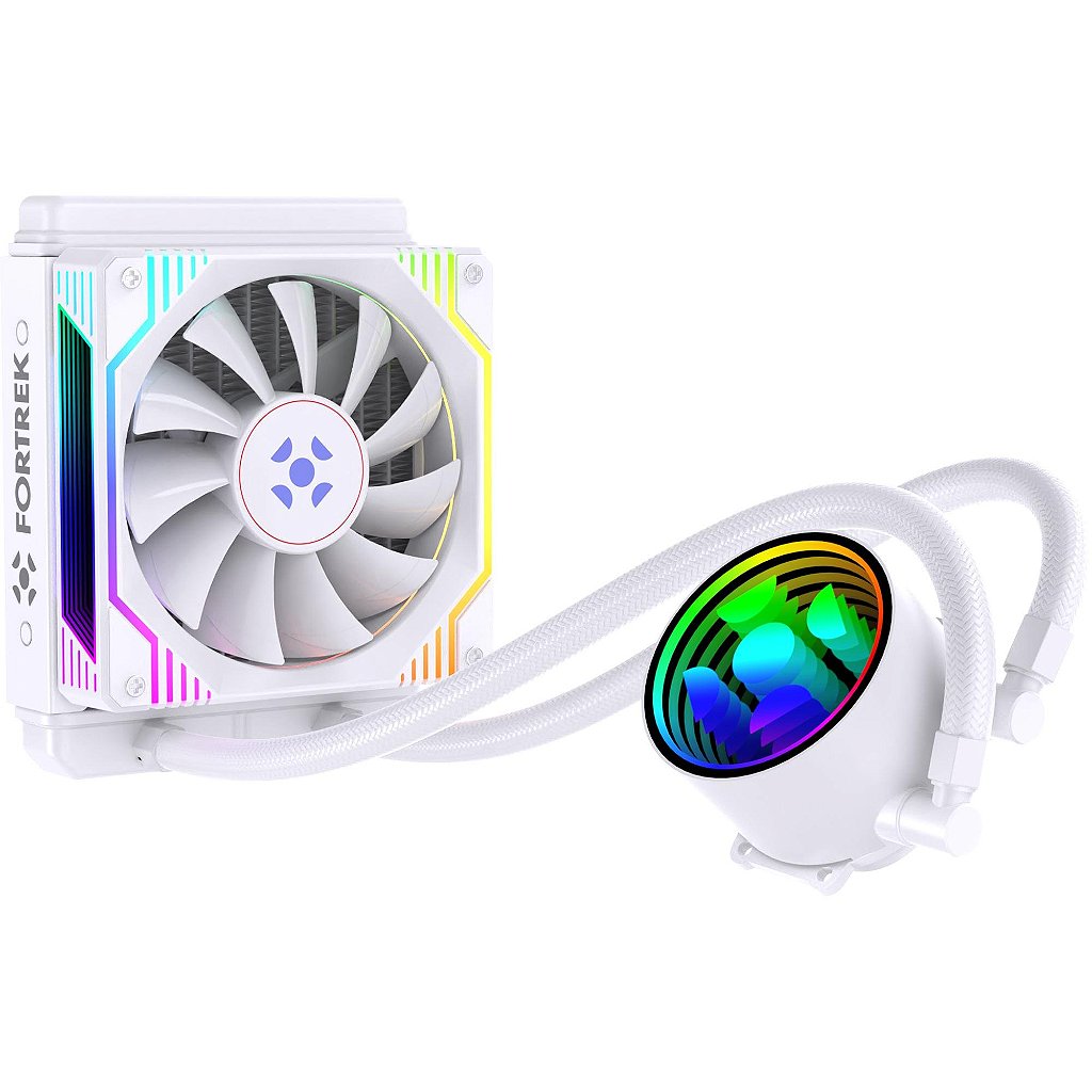 Water Cooler Breezy 120mm ARGB Branco TDP 230W Fortrek