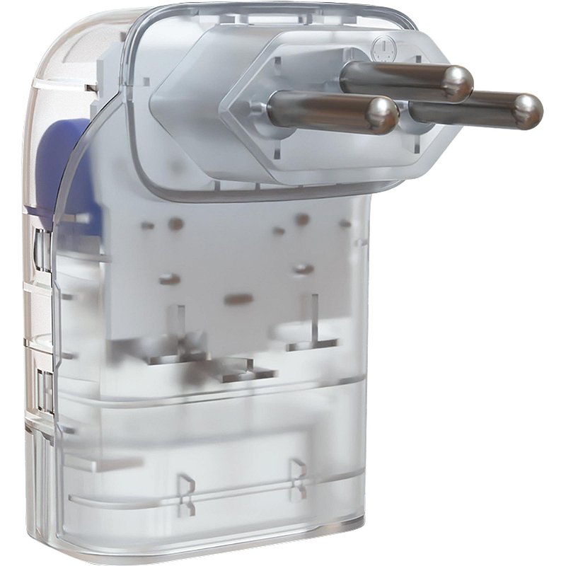 Protetor de Surto iClamper Pocket Fit 1 Tomada 10A 3 Pinos 6kA Preto 026802