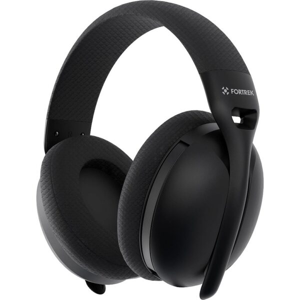 Headset Wireless Fortrek Wise Air Preto Tri-Mode 2.4Ghz Bluetooth 5.3 USB-C com Microfone Omnidirecional