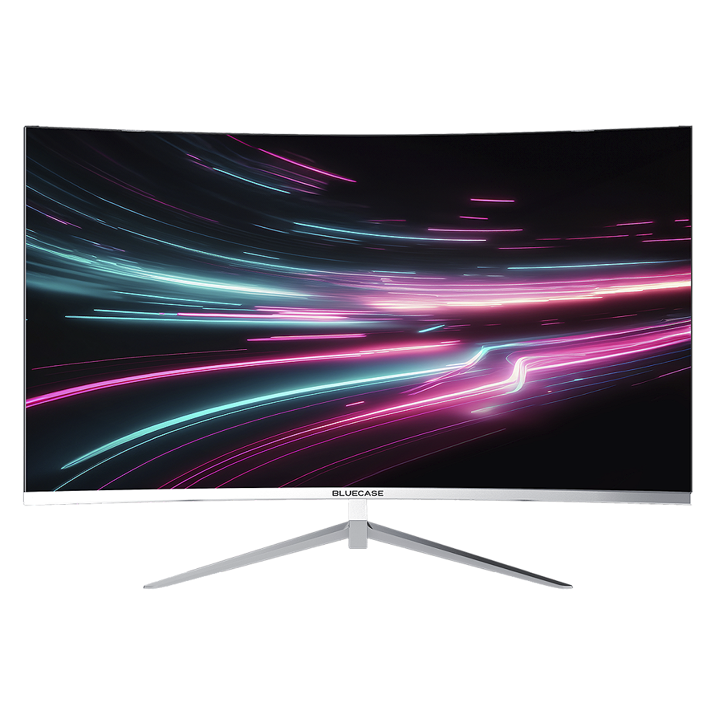 Monitor Gamer 27" BM27FFH3GCW Bluecase Full HD 1920x1080 VA Curvo 1800R 100Hz HDMI VGA VESA Branco