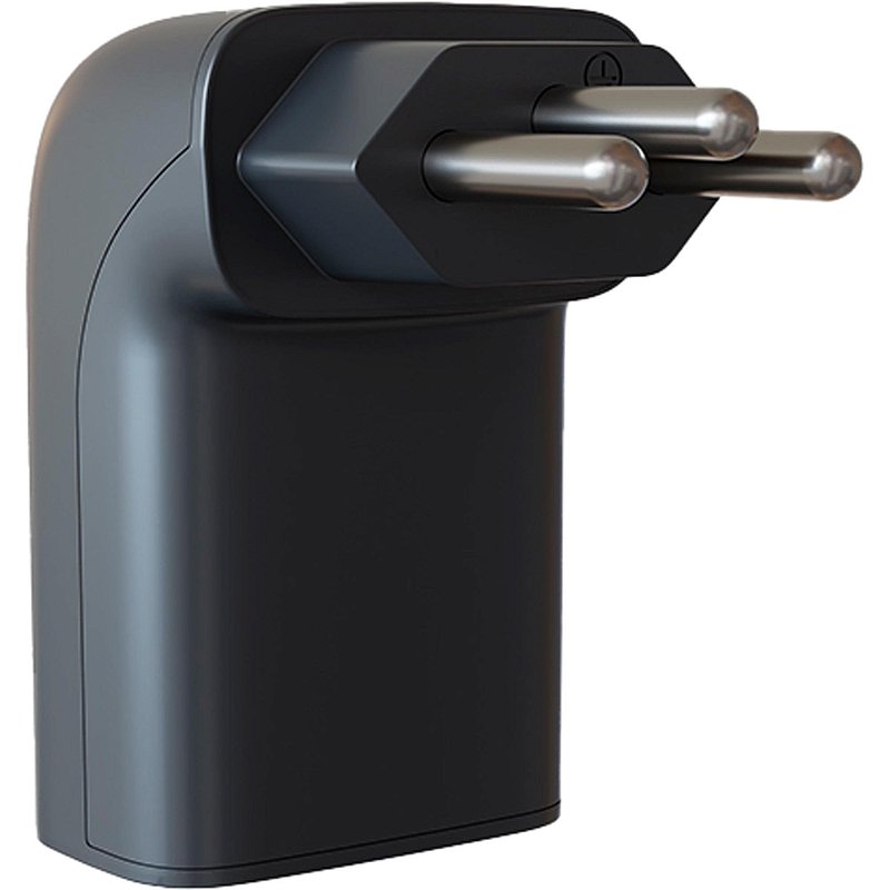 Protetor de Surto DPS Clamper Pocket Fit 1 Tomada 20A 3 Pinos Preto POCKET FIT BK