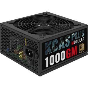 Fonte ATX 1000W KCAS Plus Aerocool 80 Plus Gold Full Modular PFC Ativo