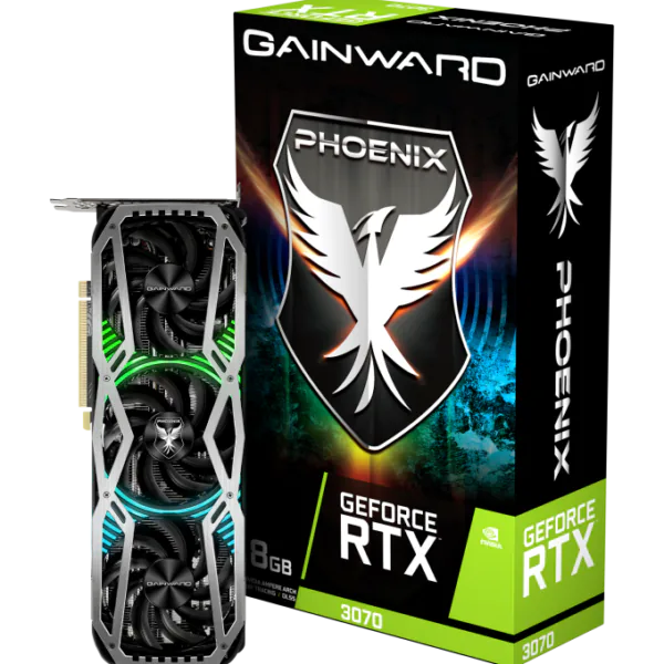 Placa de Vídeo Gamer RTX 3070 8GB GDDR6 Phoenix V1 1725MHz Gainward