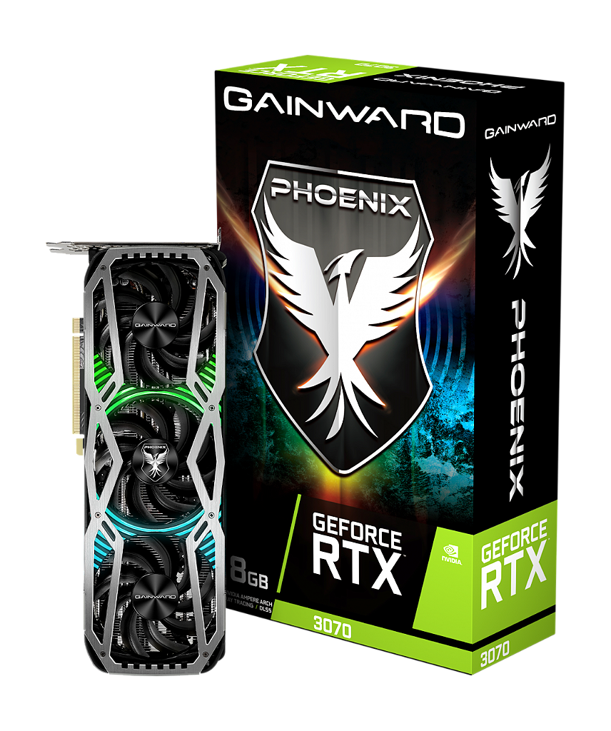 Placa de Vídeo Gamer RTX 3070 8GB GDDR6 Phoenix V1 1725MHz Gainward - Imagem 2
