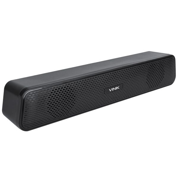 Caixa de Som Soundbar VINIK Dynamic 2.0 6W com LED Conexão USB e P2