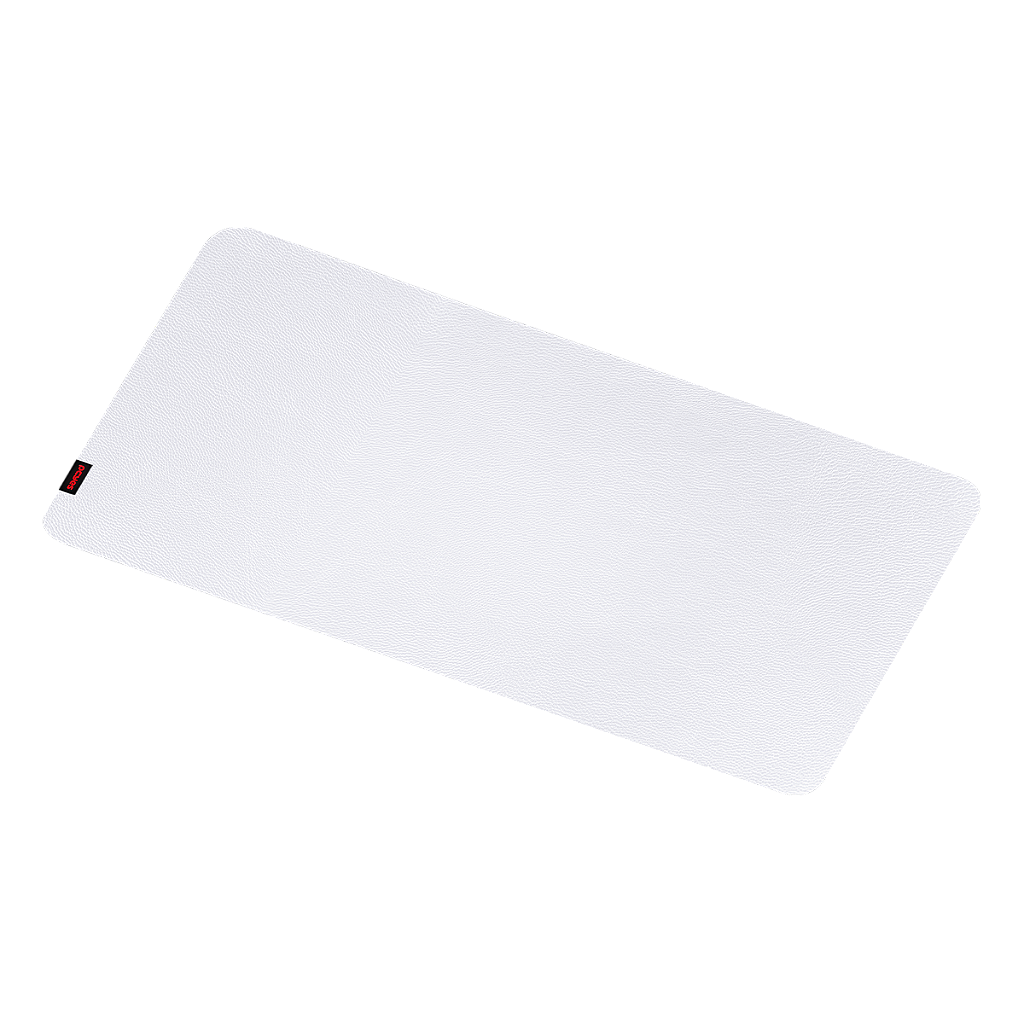 Mouse Pad Pcyes Exclusive Corporativo Branco 800x400x3mm Superfície PVC Base Suede - Imagem 4