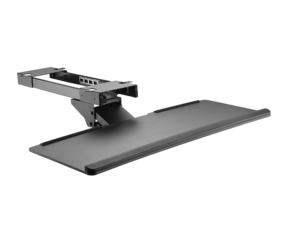 SUPORTE DE MESA RETRÁTIL PARA TECLADO COM APOIO EM GEL - PLMST01A - Imagem 4