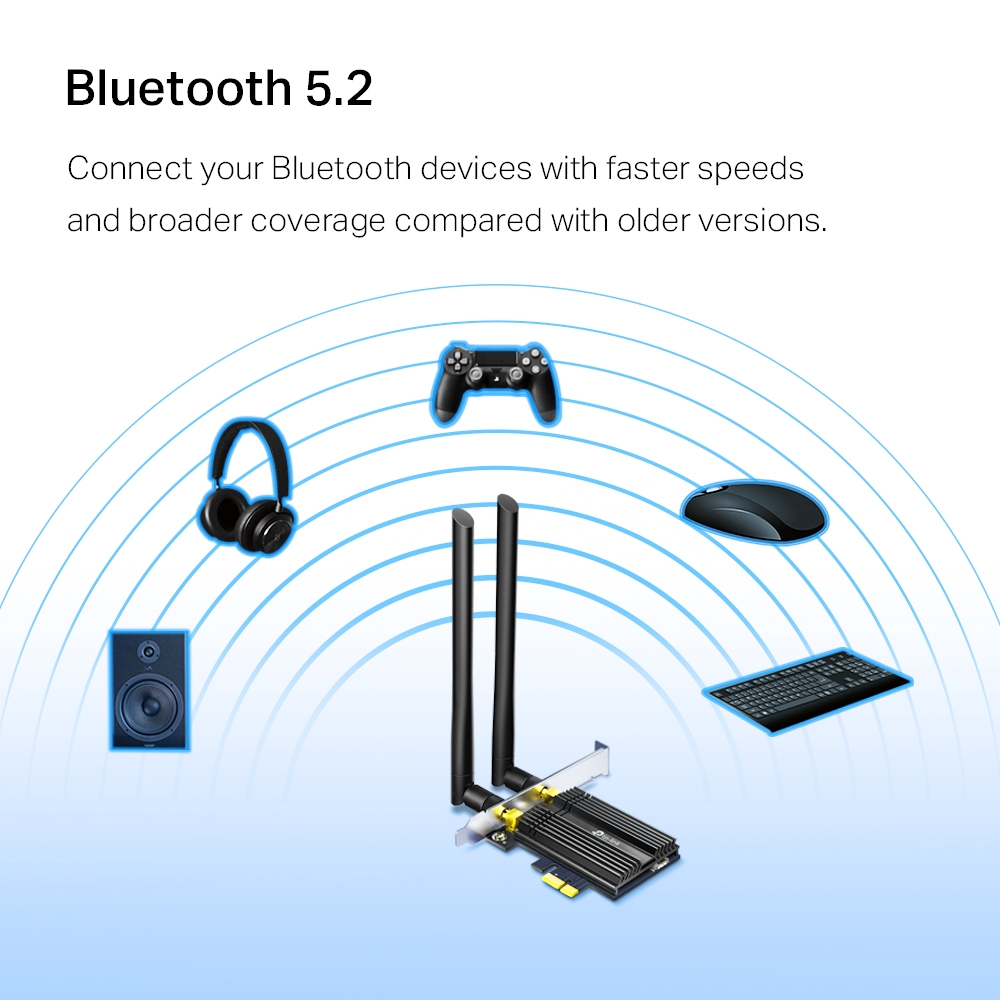 Adaptador PCIe TP-Link Archer TX50E AX3000 Wi-Fi 6 Bluetooth 5.2 - Imagem 5