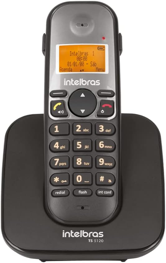 Telefone Digital Sem Fio TS 5120 Preto Intelbras