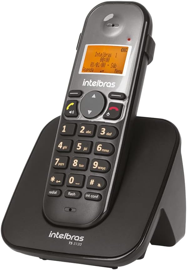 Telefone Digital Sem Fio TS 5120 Preto Intelbras - Imagem 2