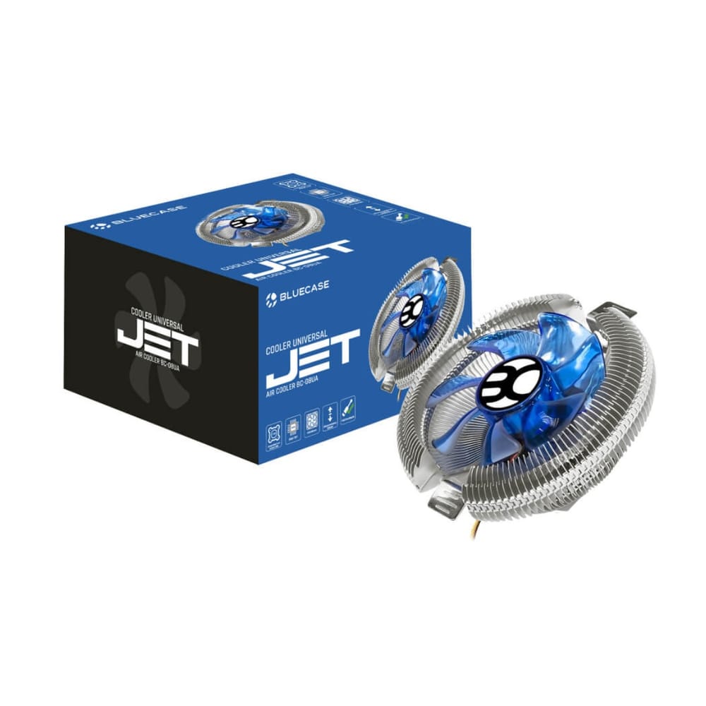 Cooler para Processador Bluecase Jet BC-08UABX, Universal Intel LGA 1700/1200/115X e AMD AM4/AM3+, T - Imagem 2