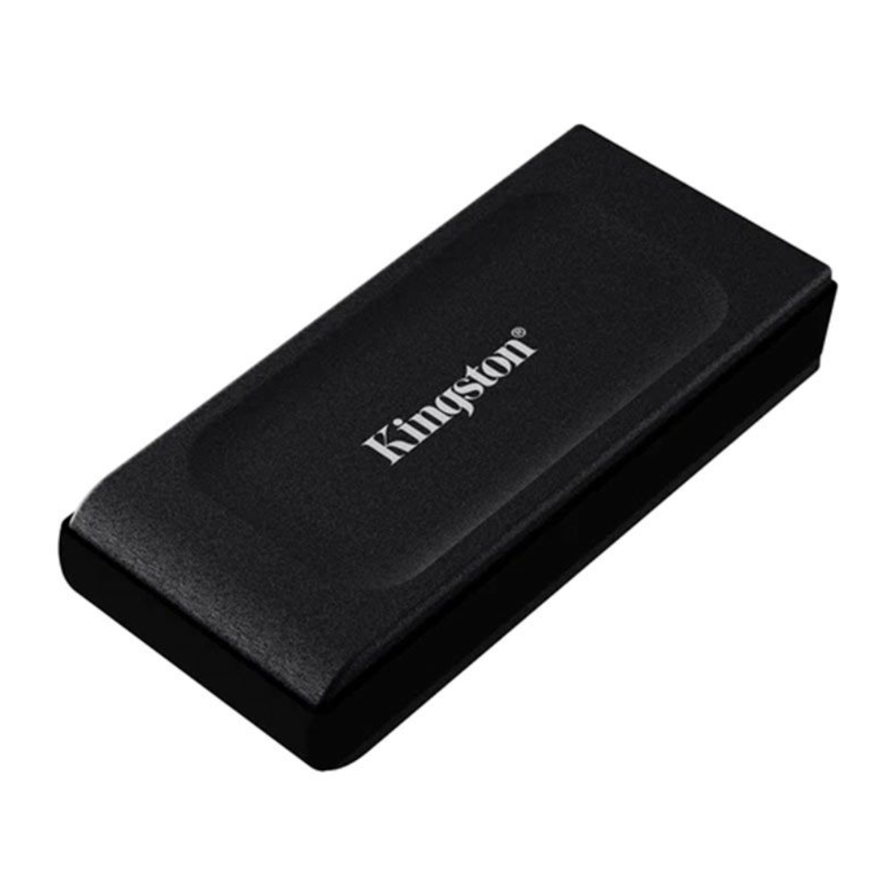 SSD Externo Kingston XS1000 2TB USB-C 1050/1000MB/s Preto / Metal e Plástico / Compat. Universal - Imagem 2