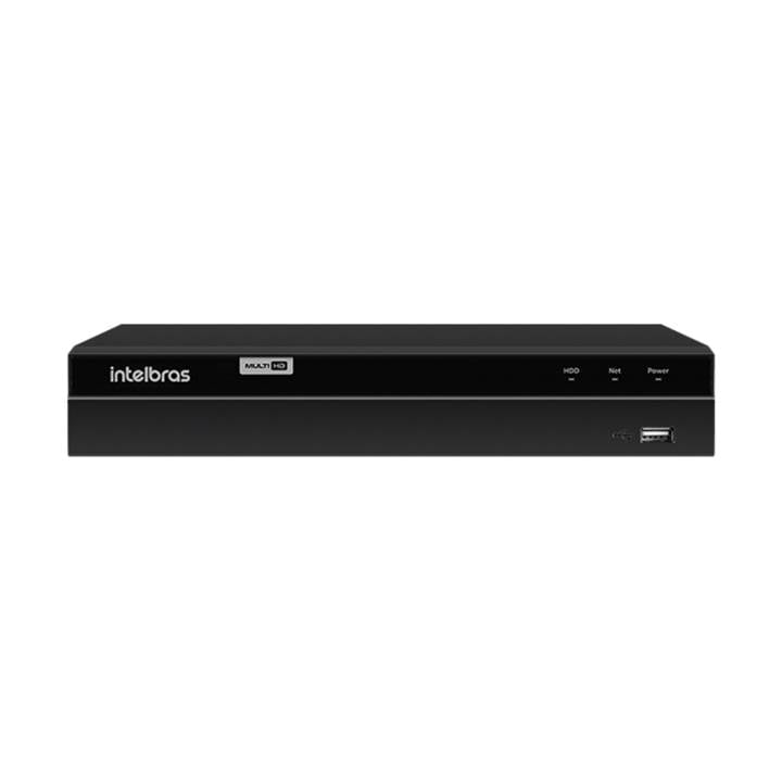 Gravador de Vídeo Digital Intelbras MHDX 1208-C 8 Canais Dual Audio Full HD Lite