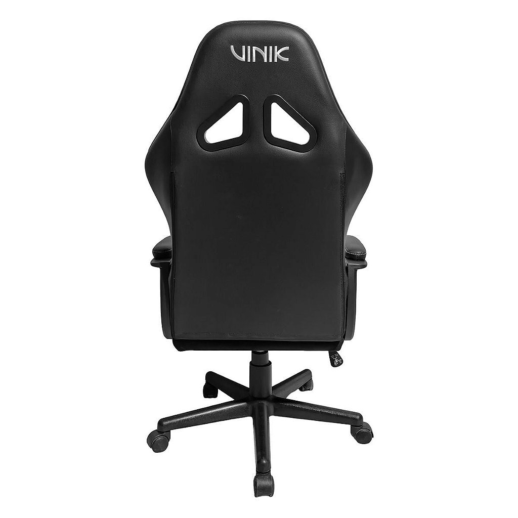 Cadeira Gamer Vinik Vega Suporta 120kg Inclinação 3-16° Preta
