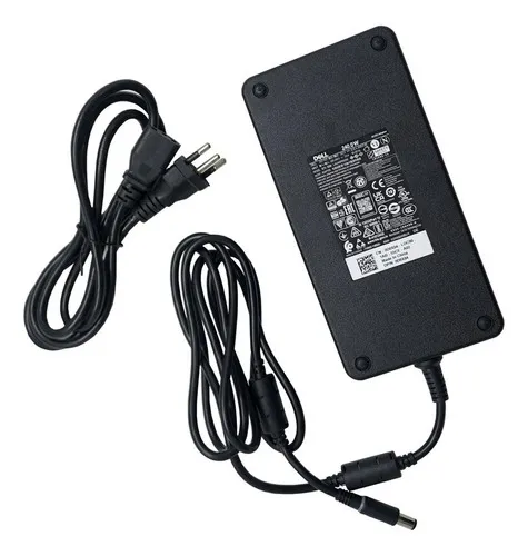 Fonte Carregador DELL 240W 19.5V 12.3A para Notebook Gamer Pino 7.4x5.0mm