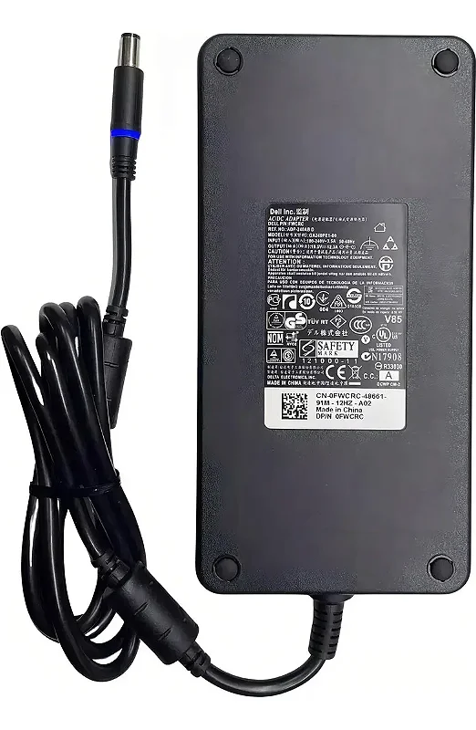 Fonte Carregador DELL 240W 19.5V 12.3A para Notebook Gamer Pino 7.4x5.0mm - Imagem 3