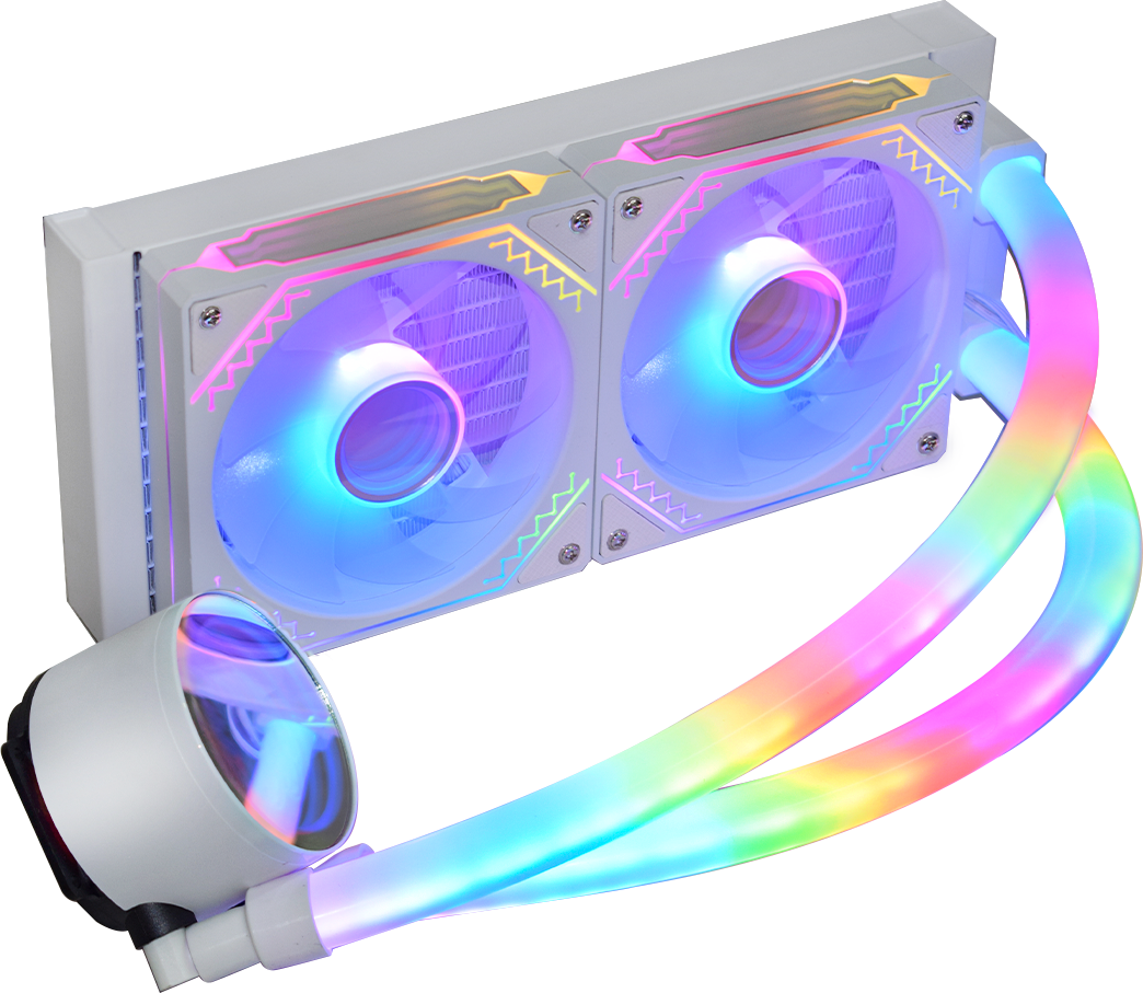 Water Cooler KMEX WACDF123ABDAB0X 240mm ARGB 240W TDP Branco - Imagem 6