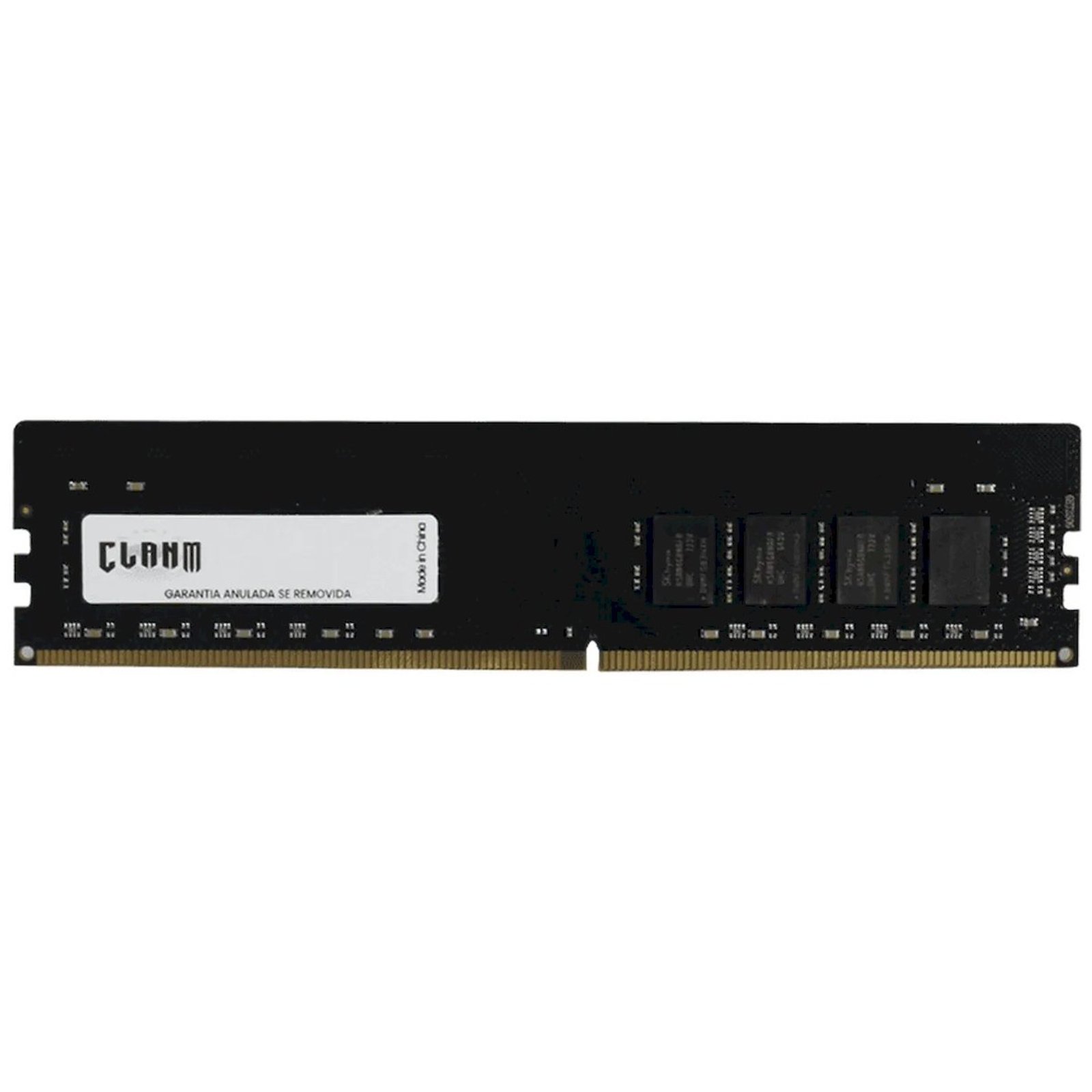 Memória RAM Desktop 8GB DDR4 2666MHz CL19 CLANM CLANM8GB2666BLK Preto