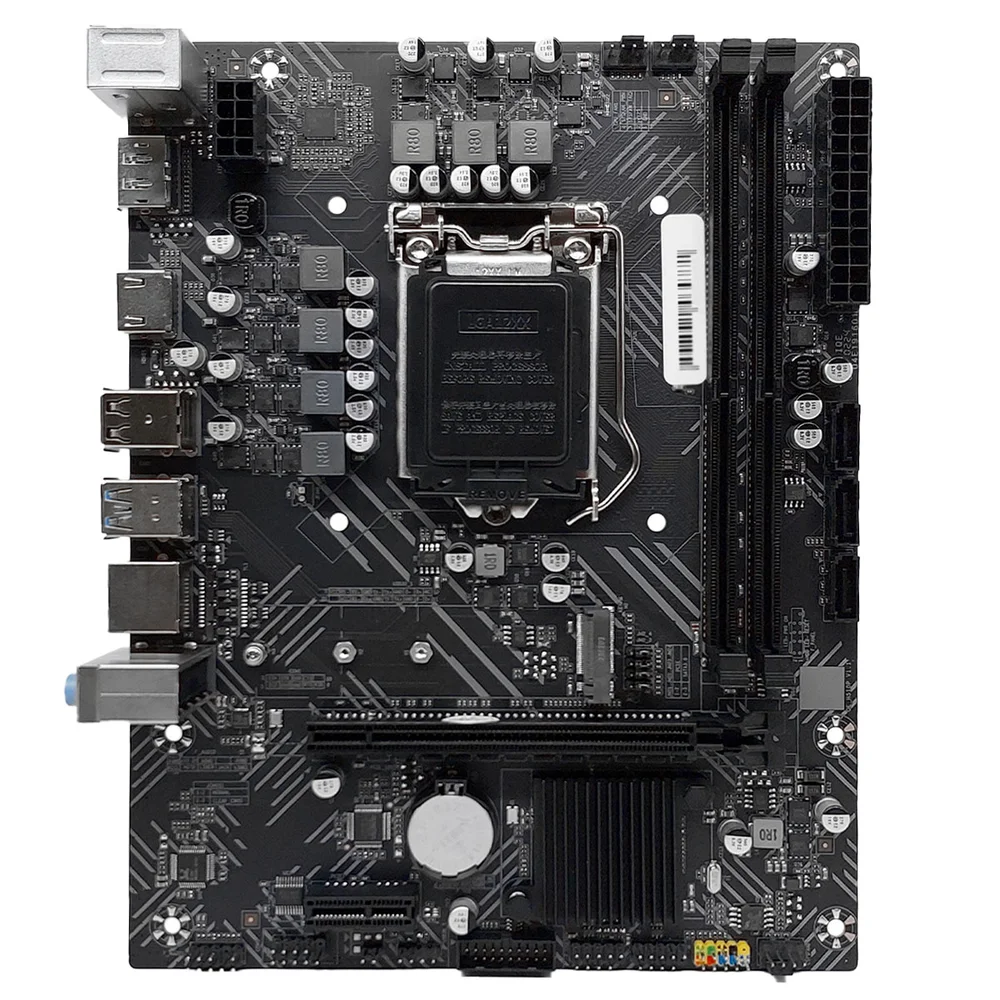 Placa-Mãe LGA1200 H510 BRAZIL PC BPC-H510PM.2-G DDR4 M.2 HDMI DisplayPort mATX - foto 3