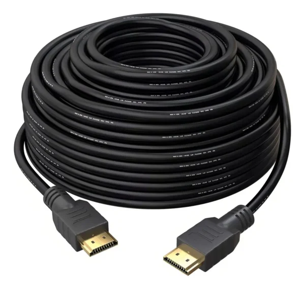 Cabo HDMI 1.4 15 Metros com Filtro Full HD 1080p para TV e Monitor Preto