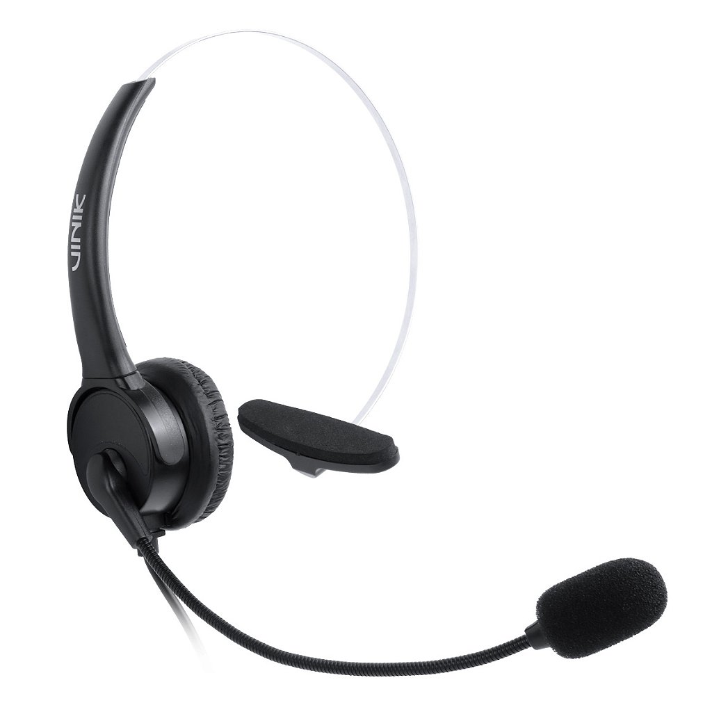 Headset Monoauricular Vinik Corp Uno VK400 USB com Microfone Omnidirecional e Controle de Volume - Imagem 2