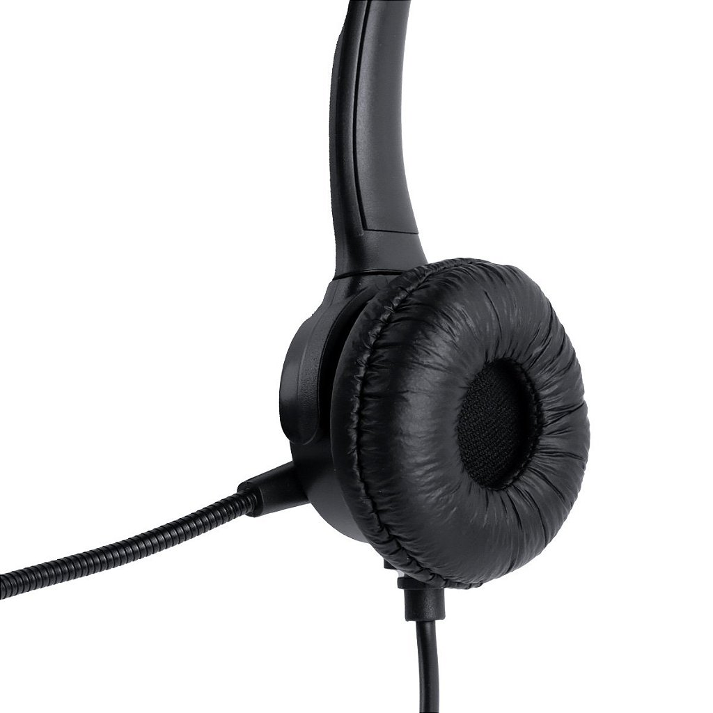 Headset Monoauricular Corporativo Vinik VK400RJ9 com Microfone Ajustável e Conector RJ9 para Telefone IP - Imagem 5