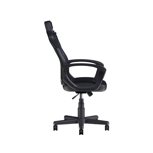 Cadeira Gamer PCYes Mad Racer STI Turbo Black Vulcan MRSTIR10PT, Inclinação 135°, Pistão a Gás, Suporta 120kg, Rodas PU - Imagem 3