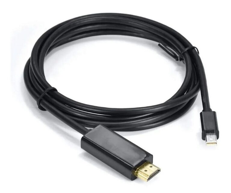 Cabo Adaptador Mini DisplayPort para HDMI Macho 4K Thunderbolt Preto