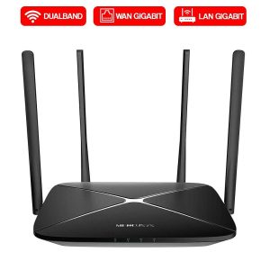Roteador Wireless Mercusys AC12G AC1200 Dual-Band 1200Mbps 4 Antenas Portas Gigabit LAN/WAN