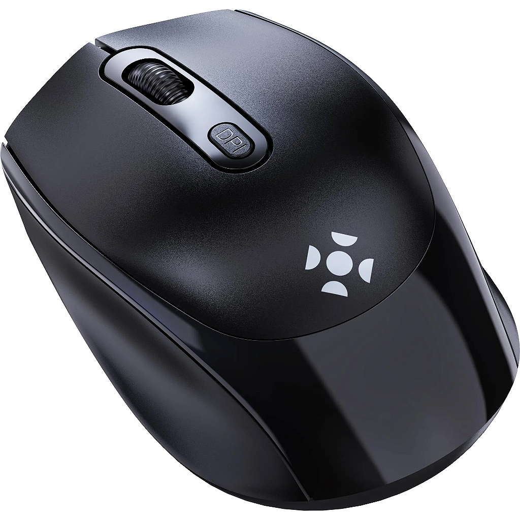 Mouse Sem Fio Office Compact 1600Dpi Preto MW12 Fortrek - Imagem 2
