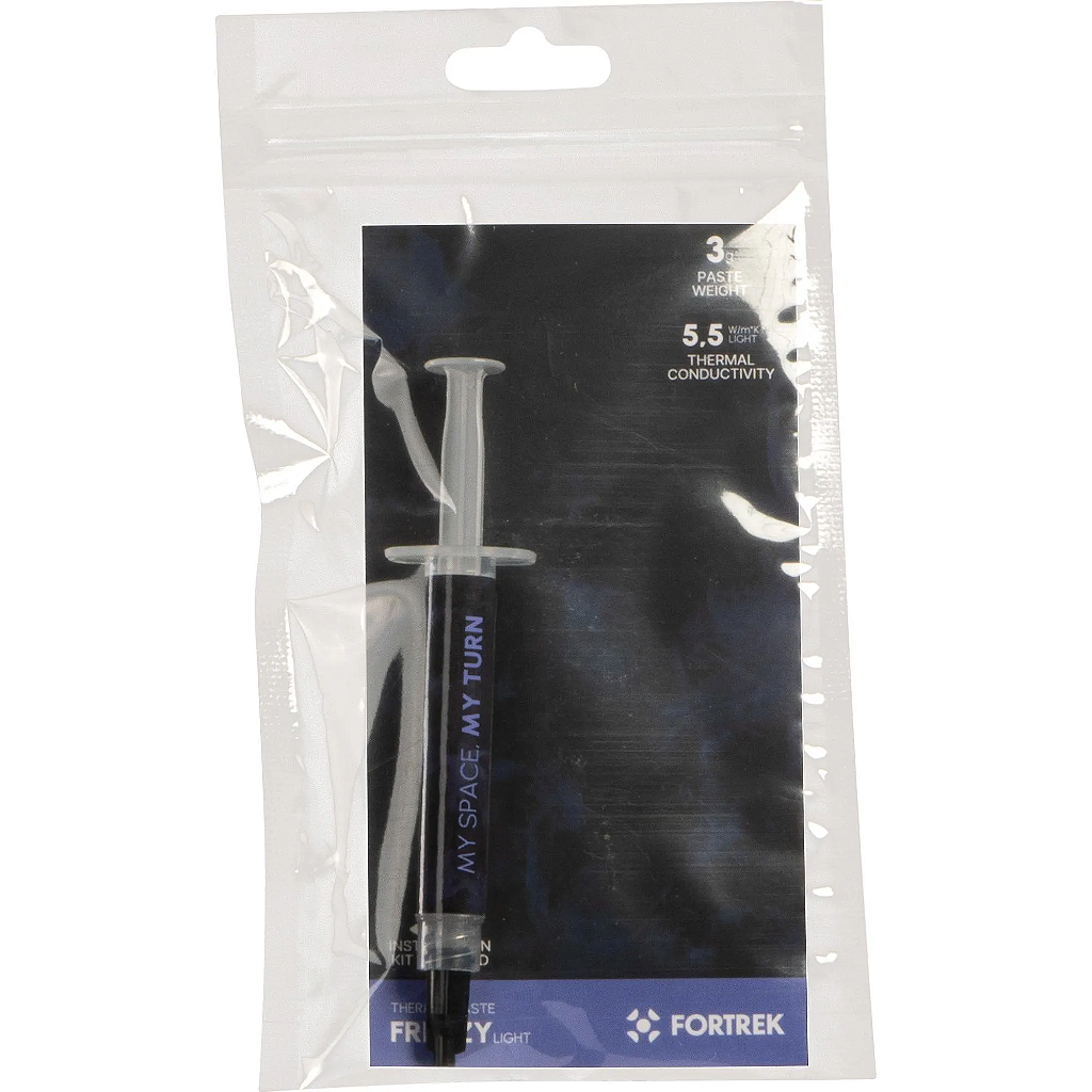 Pasta Térmica Fortrek Freezy Light 3g 5,5W/mK Alta Condutividade para CPU e GPU - Imagem 2