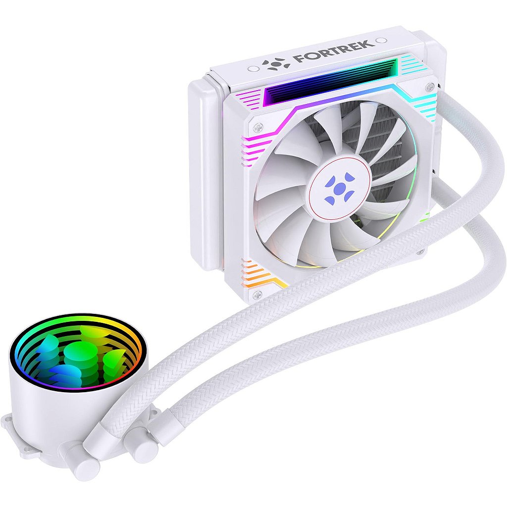 Water Cooler Breezy 120mm ARGB Branco TDP 230W Fortrek - Imagem 2