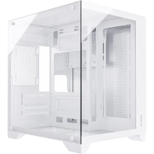 Gabinete Fortrek Clarity White Mid Tower Aquário Vidro Temperado Branco Micro ATX/ITX USB 3.0