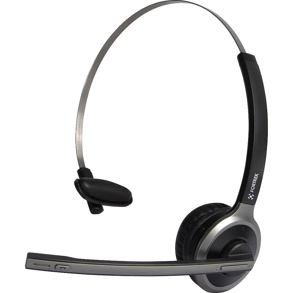Headset Monoauricular Fortrek FK-761A Bluetooth 5.0 Cinza - Imagem 2