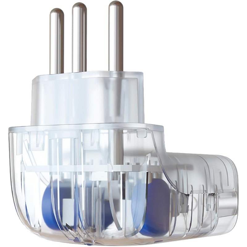 Protetor de Surto iClamper Pocket Fit 1 Tomada 10A 3 Pinos 6kA Preto 026802 - Imagem 2