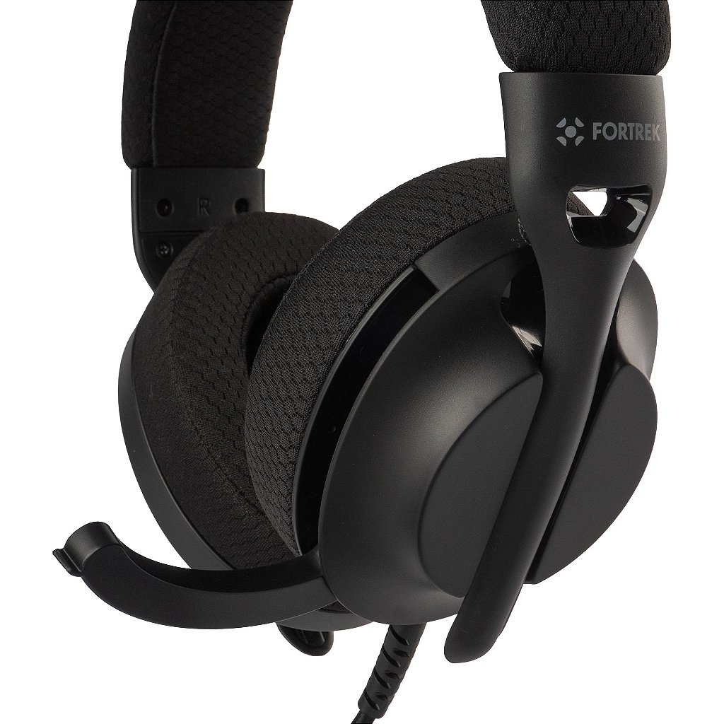 Headset Gamer Fortrek Wise PT USB 7.1 Surround Virtual com Microfone Retrátil Drivers 40mm Preto - Imagem 2