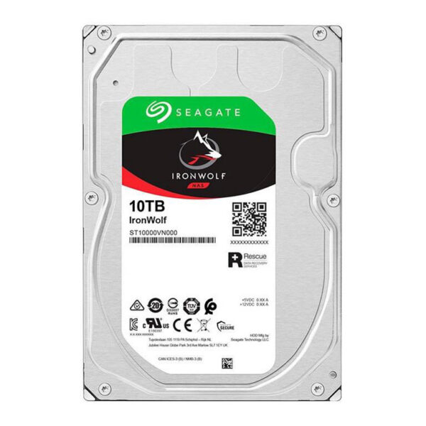 HD Interno SEAGATE IronWolf 10TB 7200RPM ST10000VN000