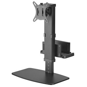 Suporte de Mesa para Monitor 17 a 32" e Mini PC PCYes SMD-100 VESA 75x75 100x100 Ajustável