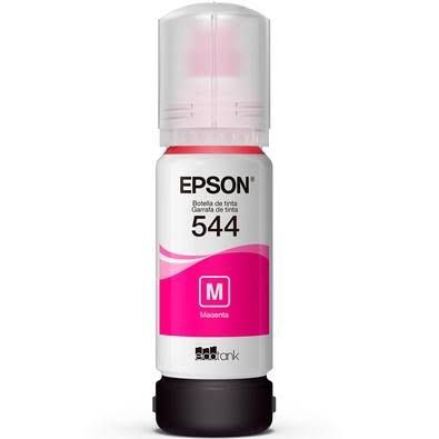 Refil de Tinta Epson T544 320 Original Magenta 65ml para Impressoras EcoTank L1250 L3110 L3150 L3250 L5190 - Imagem 2