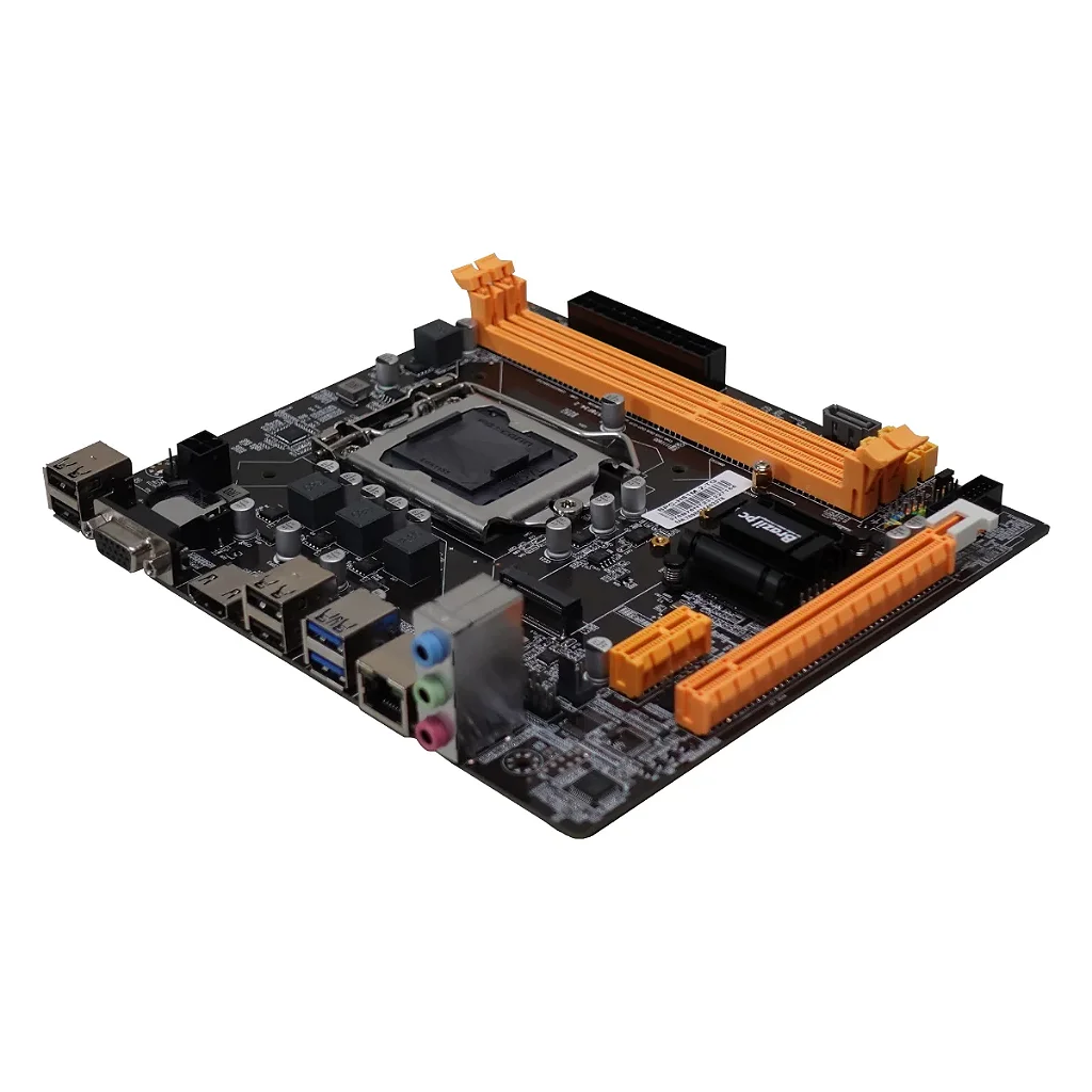 Placa Mãe BrazilPC H610 DDR4 LGA 1700 HDMI/DP M.2 NVME 12/13th BPC-H610M.2-TG - Imagem 2