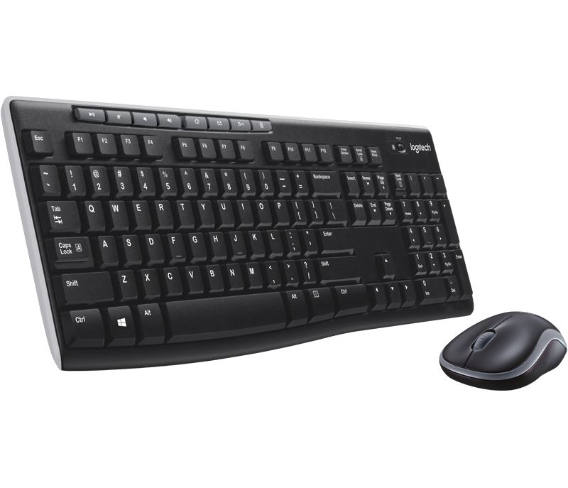 Kit Teclado e Mouse Sem Fio Logitech MK270 Wireless 2.4GHz USB Padrão ABNT2 - Imagem 2