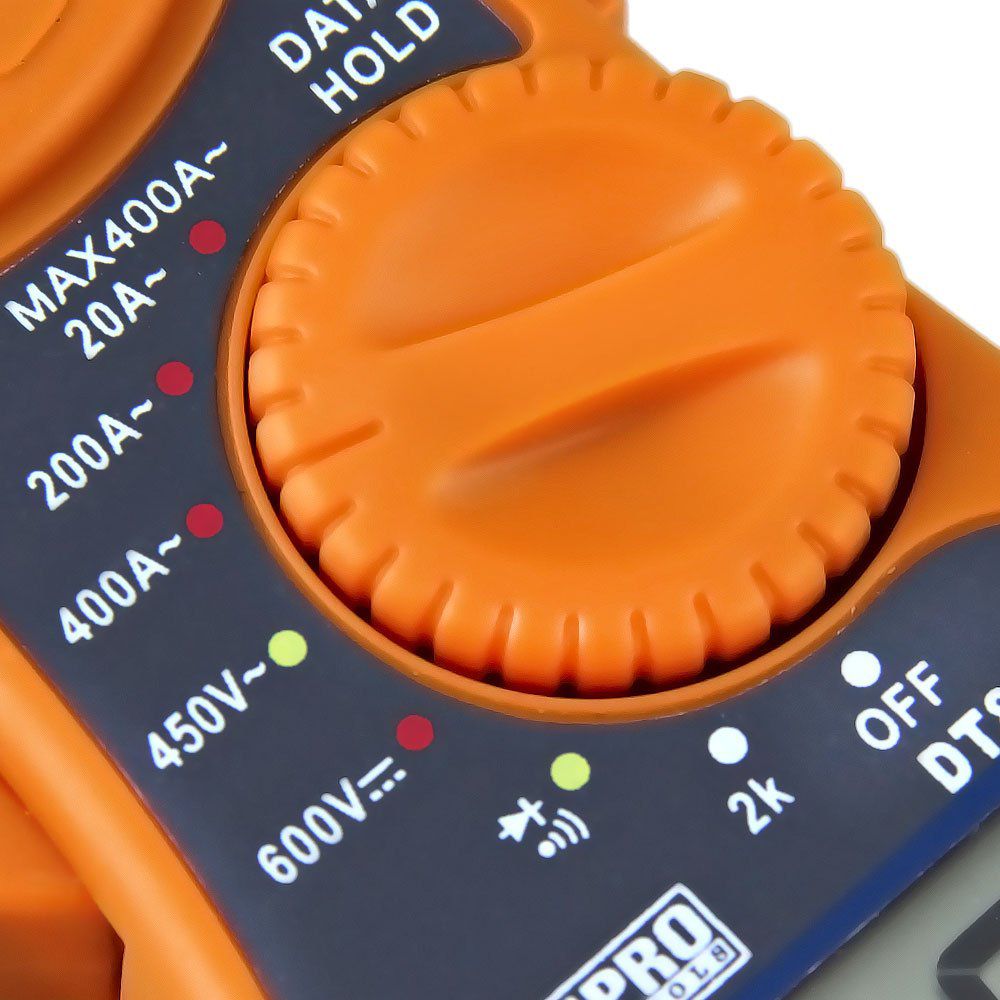 Alicate Amperímetro Digital Exbom PZ-MT87 AC/DC 600V 400A com Teste de Continuidade e Diodo - Imagem 4